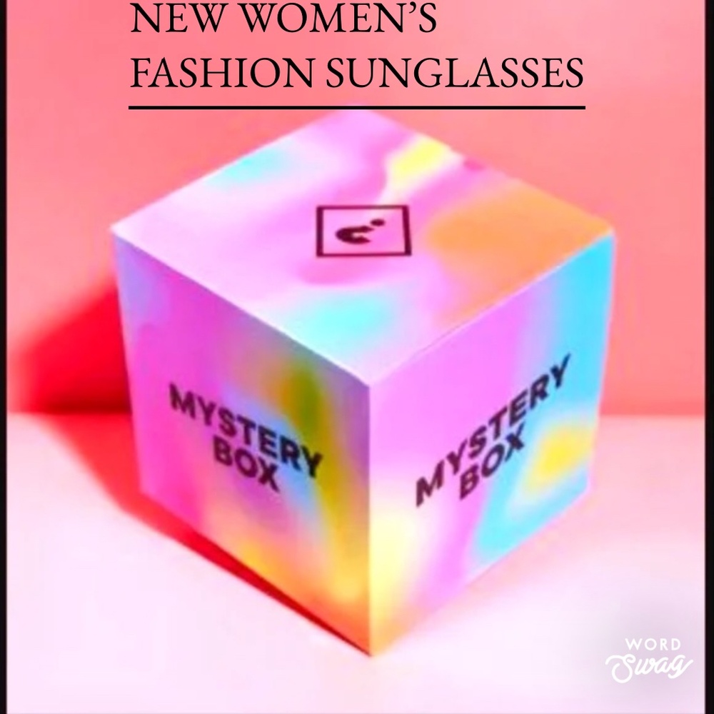 New 3 pc Fashion Women's Sunglasses Mystery Boutique Inventory box Retail $75 +